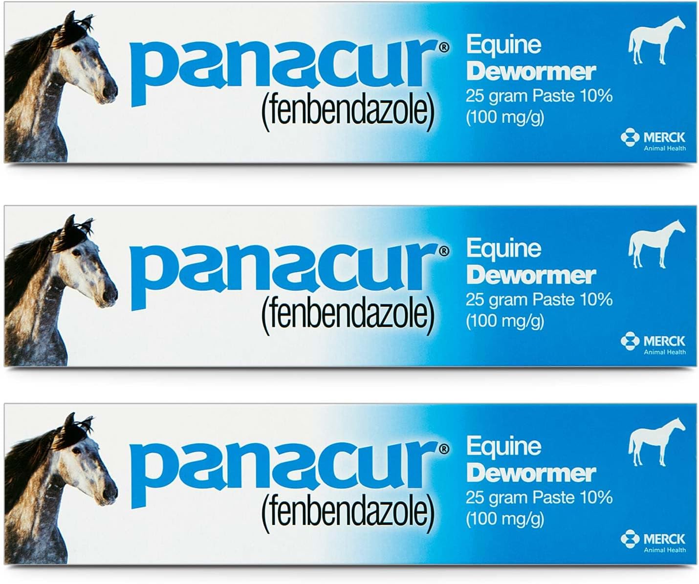 Panacur Equine Paste 10% Dewormer, 3 Syringes